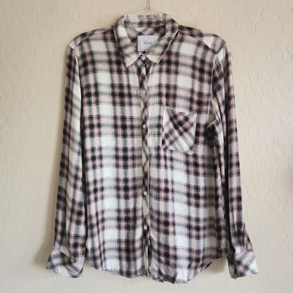 Rails Hunter Plaid Button Down Shirt Medium